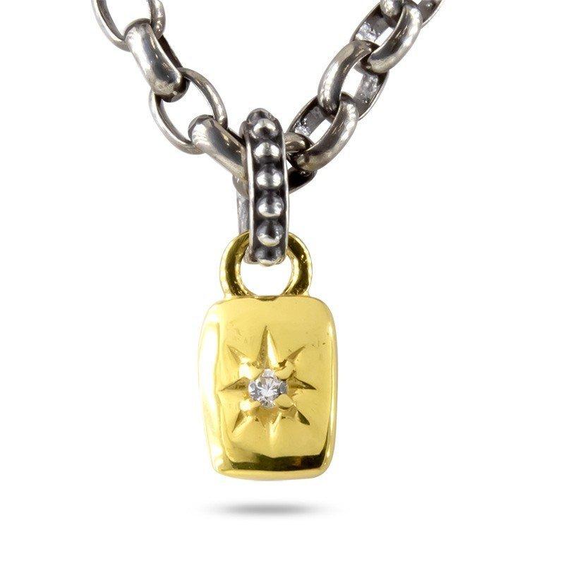 24金 ネックレス 純金 メンズ 一粒 シルバー 24k ペンダントトップ