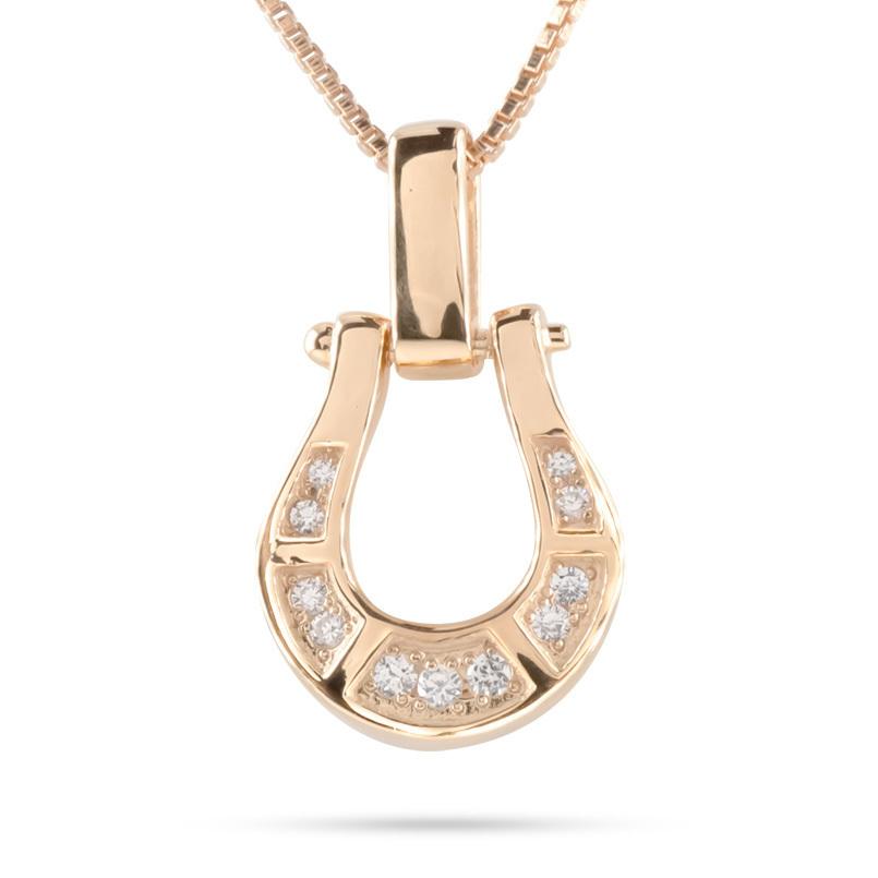 金最高値更新中）K18 REDMAN ホースシュー ネックレスパーツ