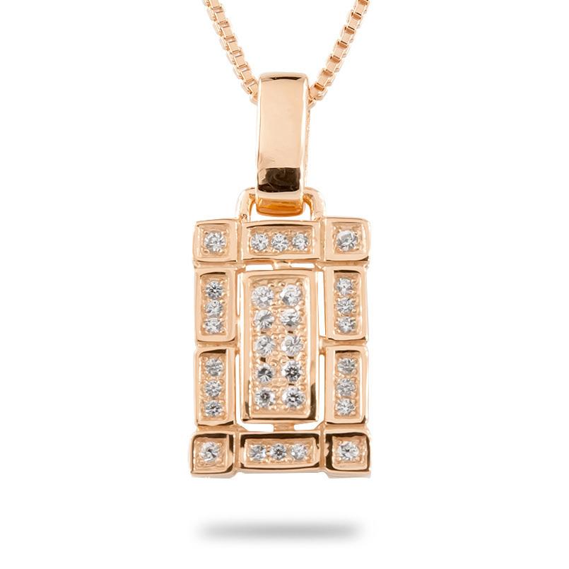 ゴールド ネックレス トップ キュービックジルコニア メンズ 10k ピンクゴールドk10 10金 ペンダント 男性 チェーン 大人 クラシック 送料無料 ホワイトデー cgicm ジュエリー工房アトラス夢 通販 Yahoo ショッピング