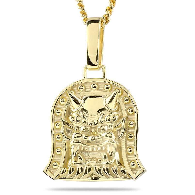 18金 ネックレス トップ メンズ 喜平用 鬼瓦 ペンダント キヘイ ゴールド 18k イエローゴールドk18 男性用 シンプル 厄除け 鬼 送料無料 人気 セール Sale ycmba ジュエリー工房アトラス夢 通販 Yahoo ショッピング
