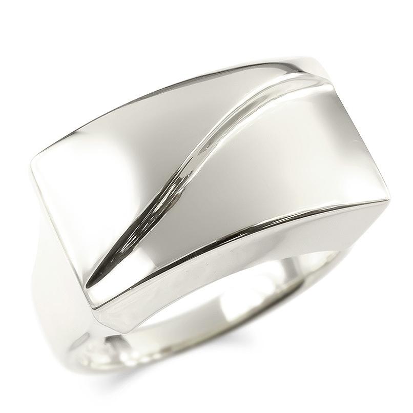 シルバー リング メンズ 指輪 地金 sv925 ピンキーリング 幅広 人気