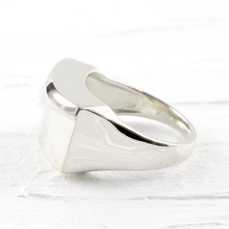シルバー リング メンズ 指輪 地金 sv925 ピンキーリング 幅広 人気