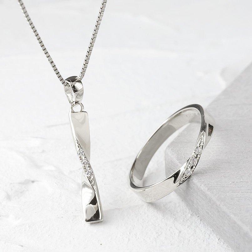 ジュエリー工房アトラス シルバー リング ネックレス ダイヤモンド