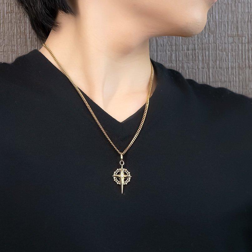 ネックレス ダイヤモンド ゴールド メンズ トップ 喜平用 シリウス