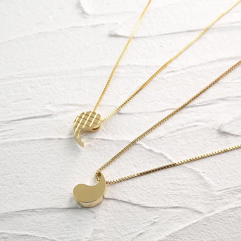 ジュエリー工房アトラス 18金 ネックレス トップ 勾玉 選べる