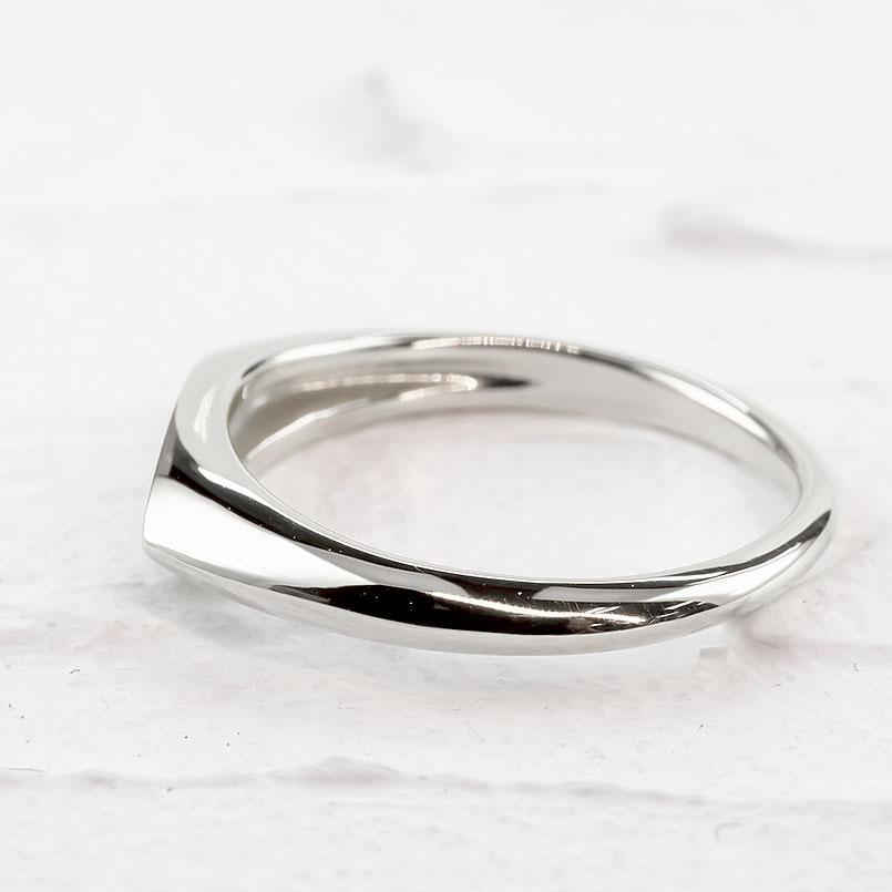 プラチナ ペアリング 2本セット 結婚指輪 指輪 ペア pt900 マリッジリング マーキス型 地金 レディース メンズ ストレート 印台の画像