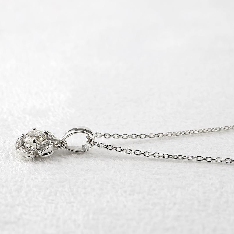 プラチナ ネックレス トップ ライトイエローダイヤモンド 一粒 大粒 ダイヤモンド ペンダントトップ レディース pt900 チェーンの画像