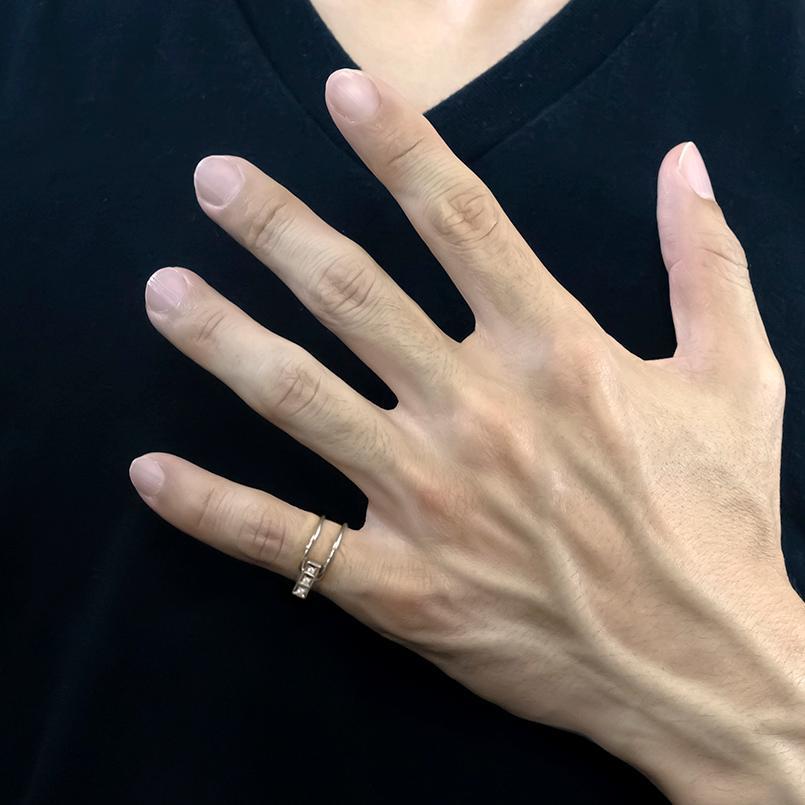 プラチナ リング メンズ ダイヤモンド ダイヤモンド フリーサイズpt900 指輪 婚約指輪 シンプル おしゃれ 人気 送料無料 セールの画像