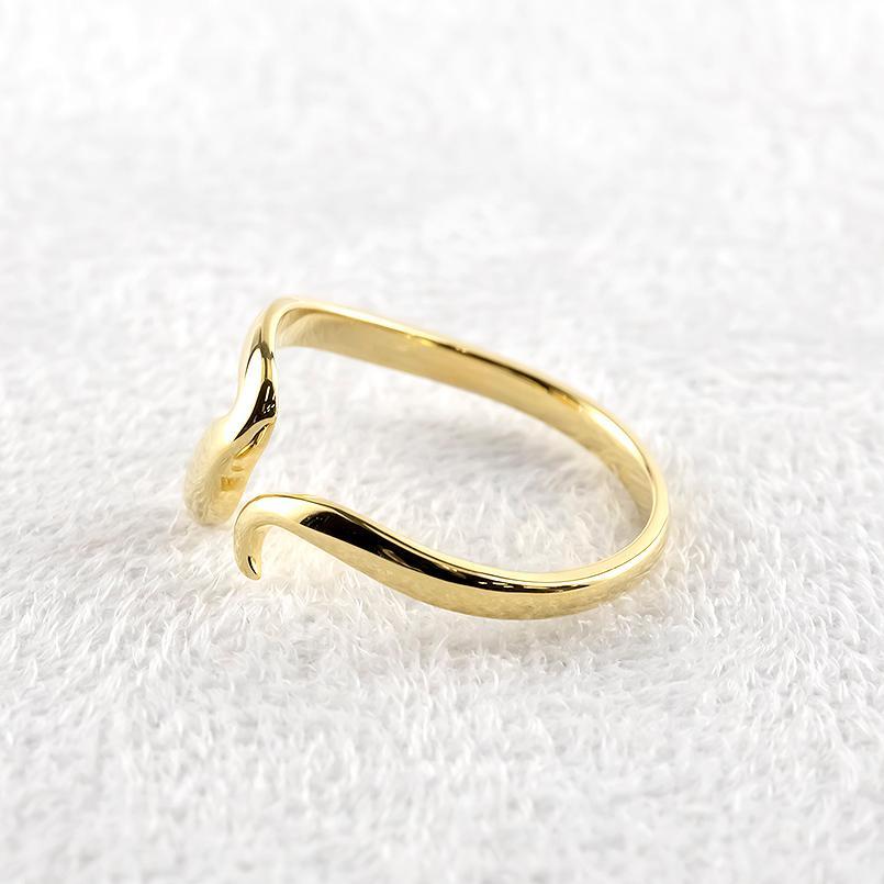 ジュエリー工房アトラス 18金 リング 蛇 メンズ お守り ゴールド 18k 
