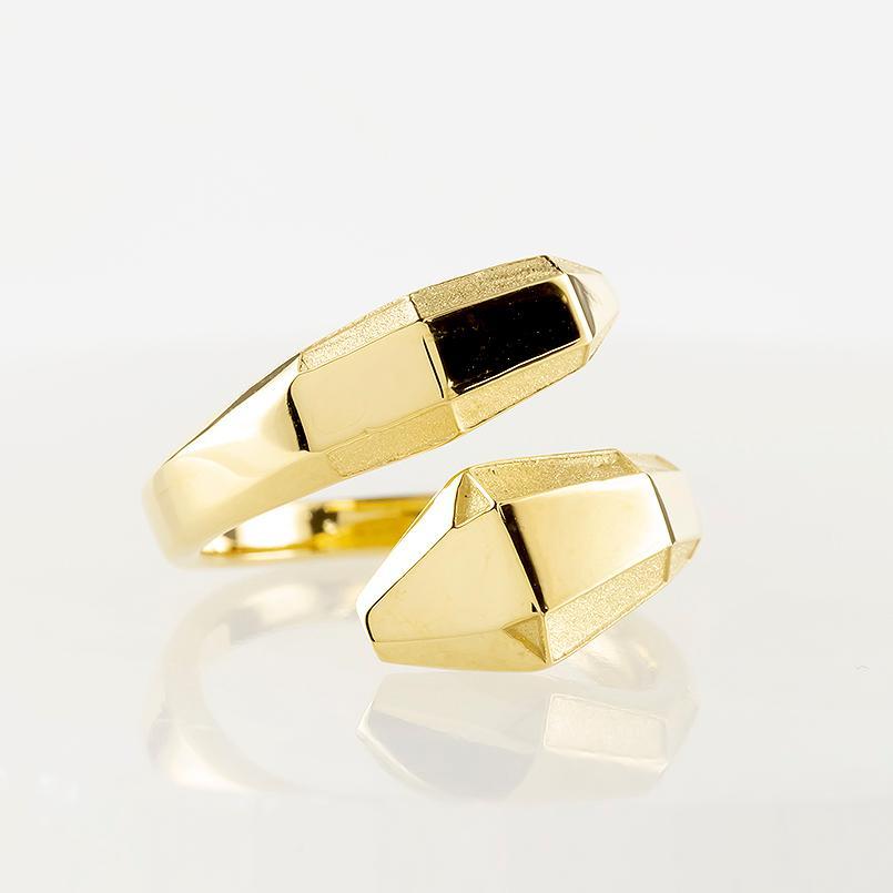 ジュエリー工房アトラス 18金 リング 蛇 メンズ ゴールド 18k 太め