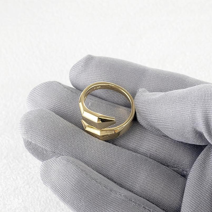 ジュエリー工房アトラス 18金 リング 蛇 メンズ ゴールド 18k 太め