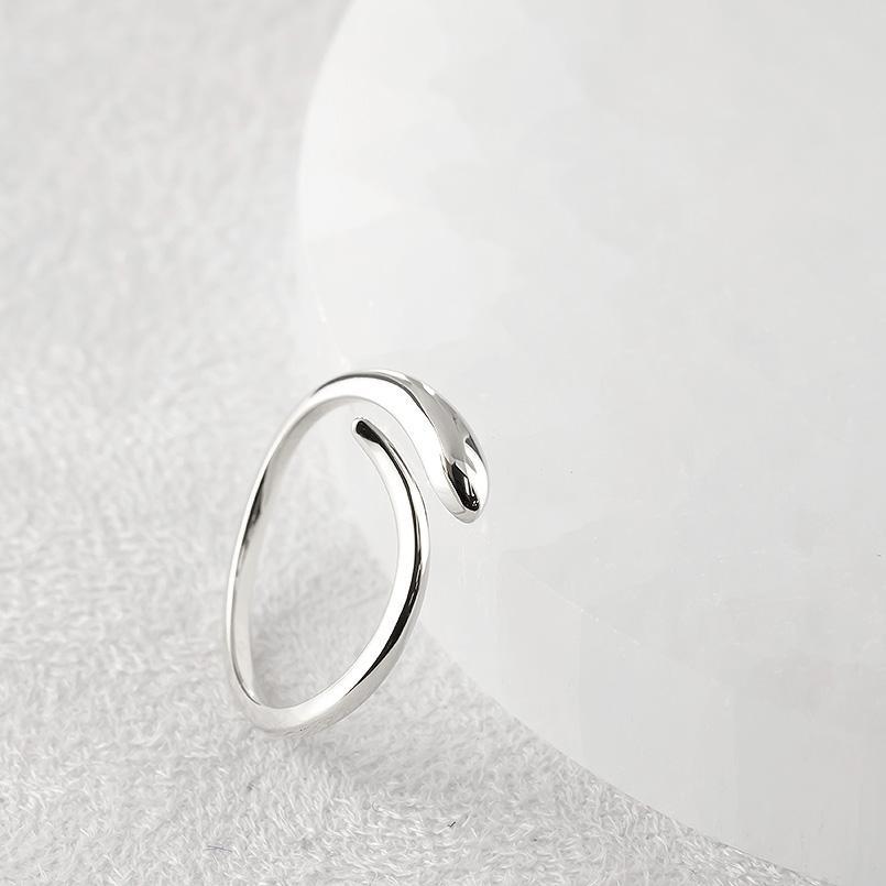 プラチナ リング 蛇 レディース お守り pt900 指輪 へび ヘビ スネーク ピンキーリング 婚約指輪 シンプル おしゃれ 人気 巳年の画像