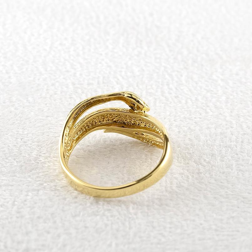 18金 リング 蛇 太め 幅広 お守り ゴールド 18k 指輪 ヘビ スネーク ピンキーリング 婚約指輪 イエローゴールド シンプル 人気_2