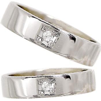 ペアリング ホワイトゴールドk18ダイヤモンド 指輪 18金ダイヤ ストレート カップル 男性用 送料無料 Www Unipymes Com