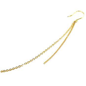 18金ピアス メンズ 片耳ピアスチェーンピアスイエローゴールドk18 18kロングピアスピアスゴールド 片方の片側ピアスとして フリンジ 1 ジュエリー工房アトラス夢 通販 Yahoo ショッピング