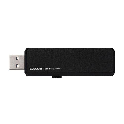 SSD 外付け 500GB USB3.2 Gen2 読出最大600MB/秒 超小型 ブラック ESD-EWA0500GBK 【CHDMIPDBK】
