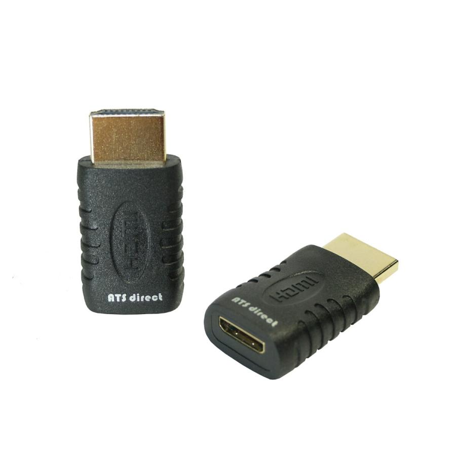 HDMI A オス/ミニHDMI C メス ミニHDMIケーブル　変換アダプタ【ネコポス送料無料】 |  | 01