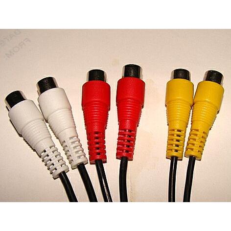 RCAプラグ/RＣＡジャックx2 分配ケーブル 0.3m　【0071】★ネコポス送料無料★ |  | 01