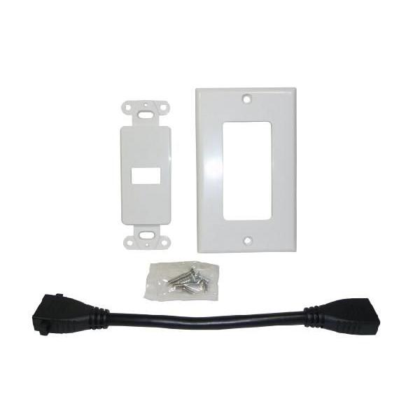 HDMI Aタイプ 19P メス 中継ケーブル　ウォールプレートセット【ネコポス送料無料】 |  | 01