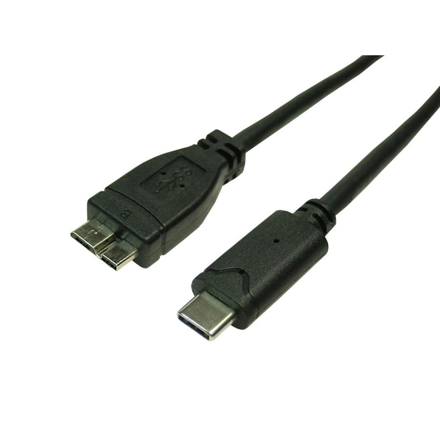 USB3.1 Gen1 Super speed ケーブル 1m  Type-C オス/Micro-B オス【ネコポス送料無料】｜ats