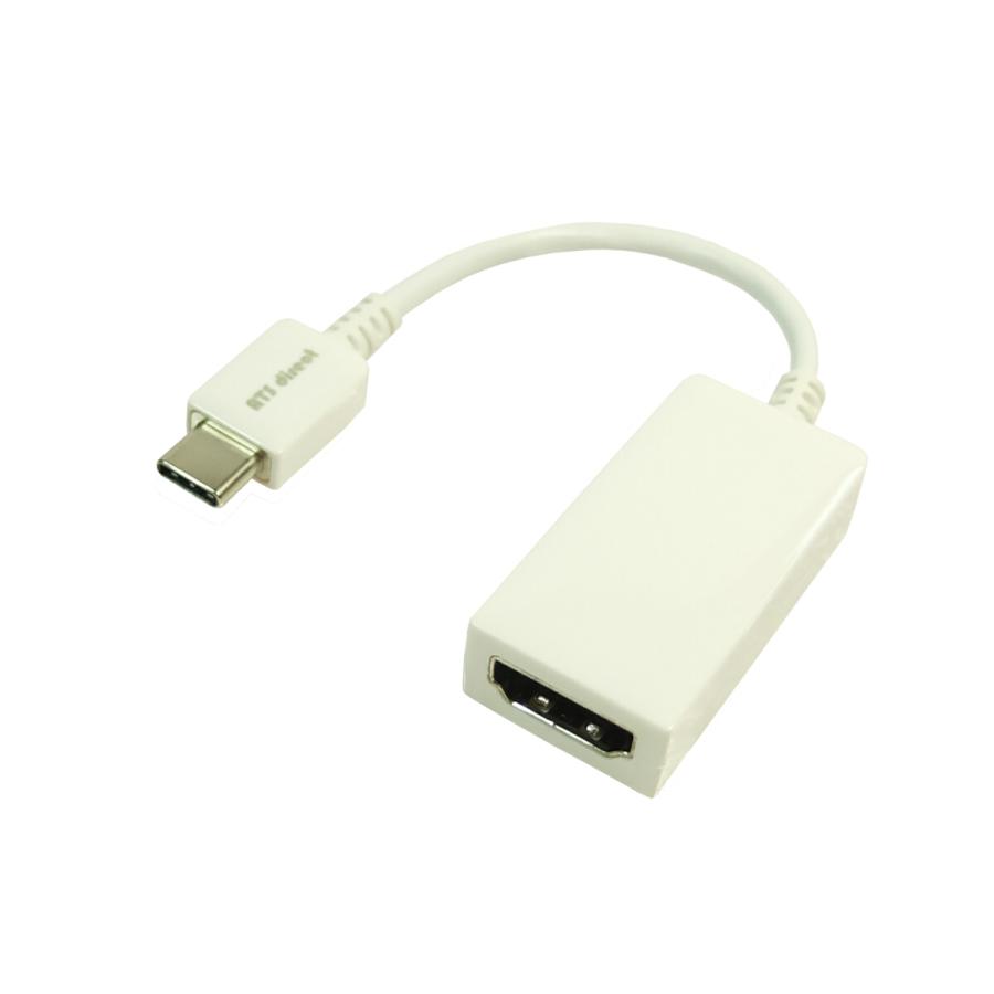 USB Type-Cオス(Alt mode)to HDMIメス変換アダプタケーブル HDMI2.0 4K 60P 4.4.4 24bit 18Gbps動作保証★ネコポス送料無料★｜ats