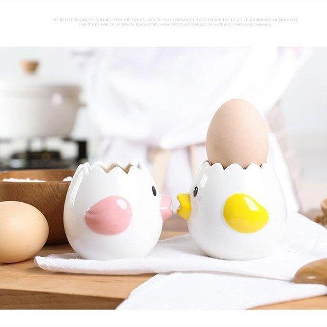 セール商品 ゆで卵カッター 卵白分離器 黄身取り器 卵黄身分け器 卵白セパレーター キッチン 鳥 可愛い オシャレ 引越し プレゼント Topdental Com Ar