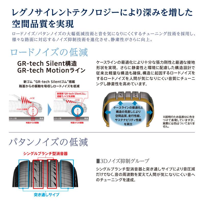 〔2024年製/在庫あり〕　REGNO GR-X3　225/50R17 98V XL　4本セット　ブリヂストン　日本製　国産　夏タイヤ｜atsuko｜03