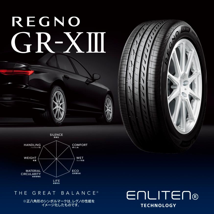2025年製 REGNO GR-XIII 275/35R19 100W XL『2本セット』サマータイヤ ブリヂストン  レグノ GR-X3の画像