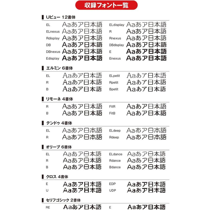 フォント ソフト 日本語フォント 75種類 永続利用 鈴木竹治（SUZUKI TAKEHARU） プレミアムフォント75｜ダウンロード版｜atsumal｜05