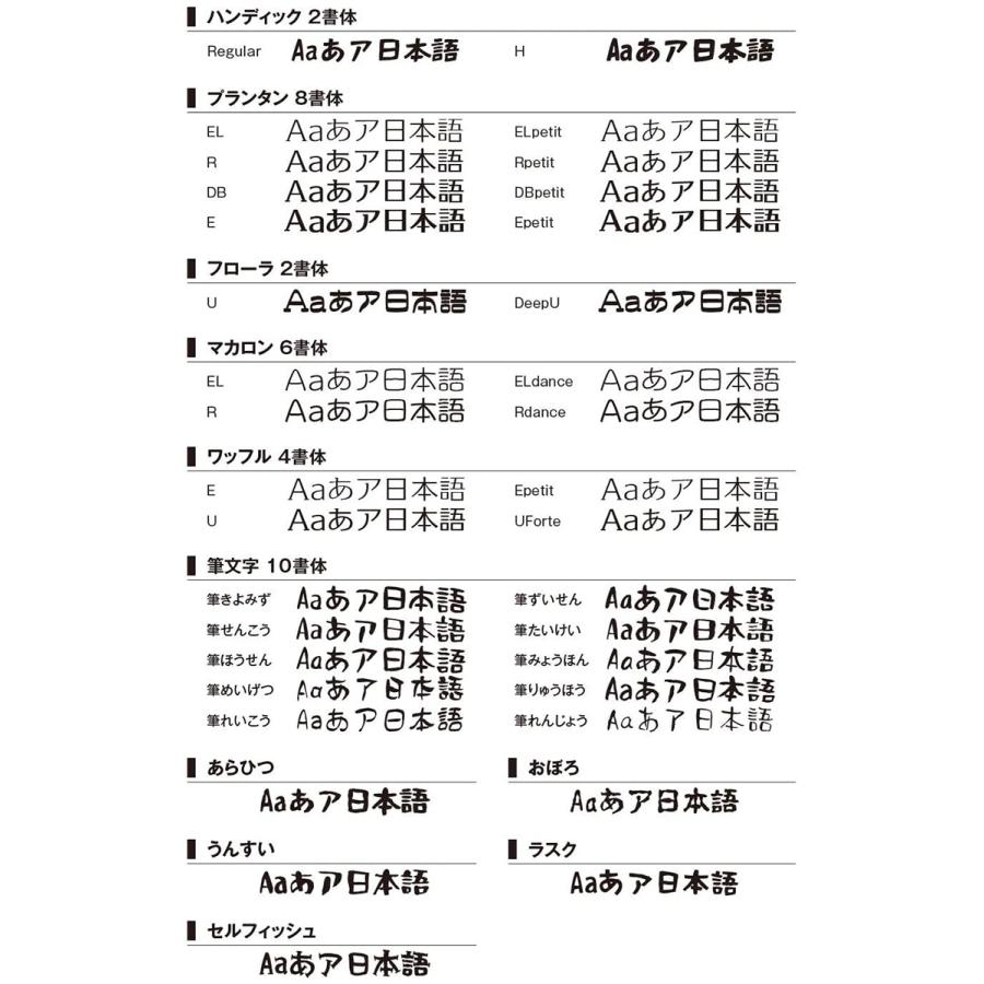 フォント ソフト 日本語フォント 75種類 永続利用 鈴木竹治（SUZUKI