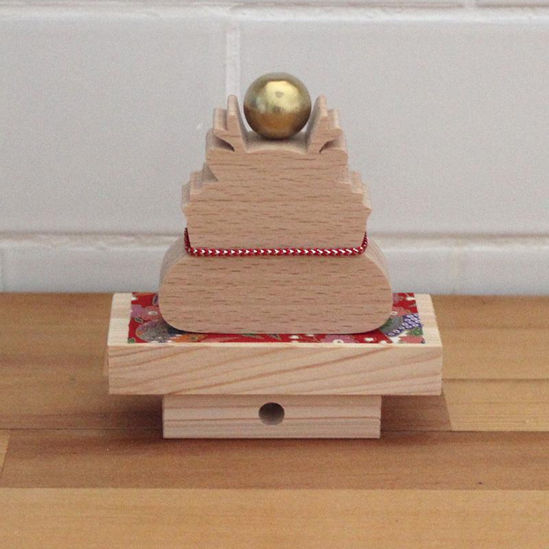 数量限定】『鏡龍之介』 辰年 木製 鏡餅 鏡もち 龍 竜 2024年 置物