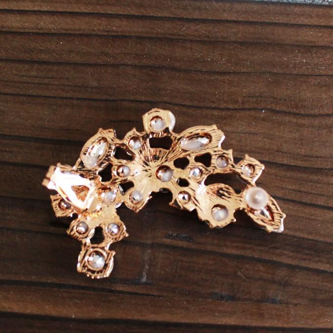 イヤーカフ 「キラキラ　ピンクゴールド」 イヤーラップ クリップ フック ピアス イヤリング |  | 03