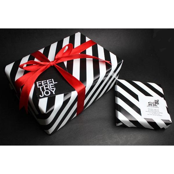 ななめ ストライプ 10枚」 ラッピングペーパー クリスマス