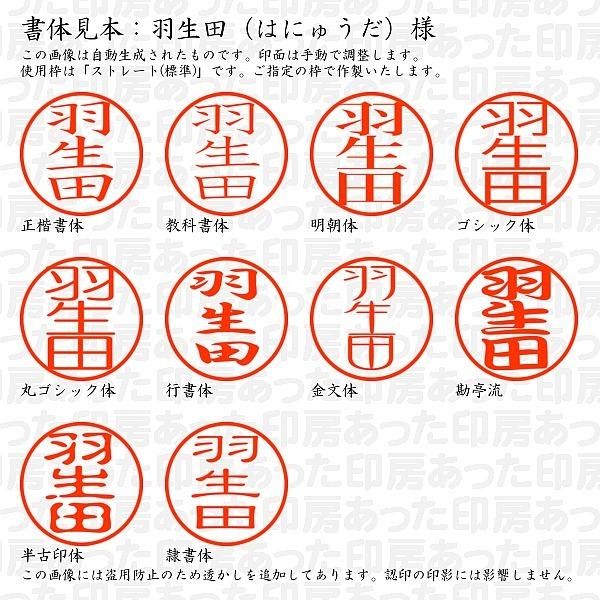 認印 羽生田 はにゅうだ 様 Hanyuda 02 あった印房 通販 Yahoo ショッピング
