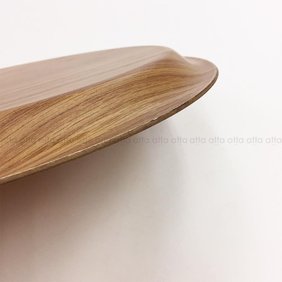 ノンスリップアルボルトレー φ400x20mm (木材パルプ製) 342ABT26