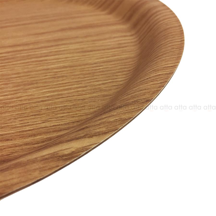 ノンスリップアルボルトレー φ400x20mm (木材パルプ製) 342ABT26