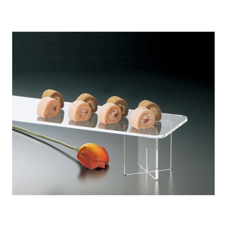 アクリル十字型ディスプレイ脚(5mm) W200×H50mm 2枚1組/組み立て式 AF