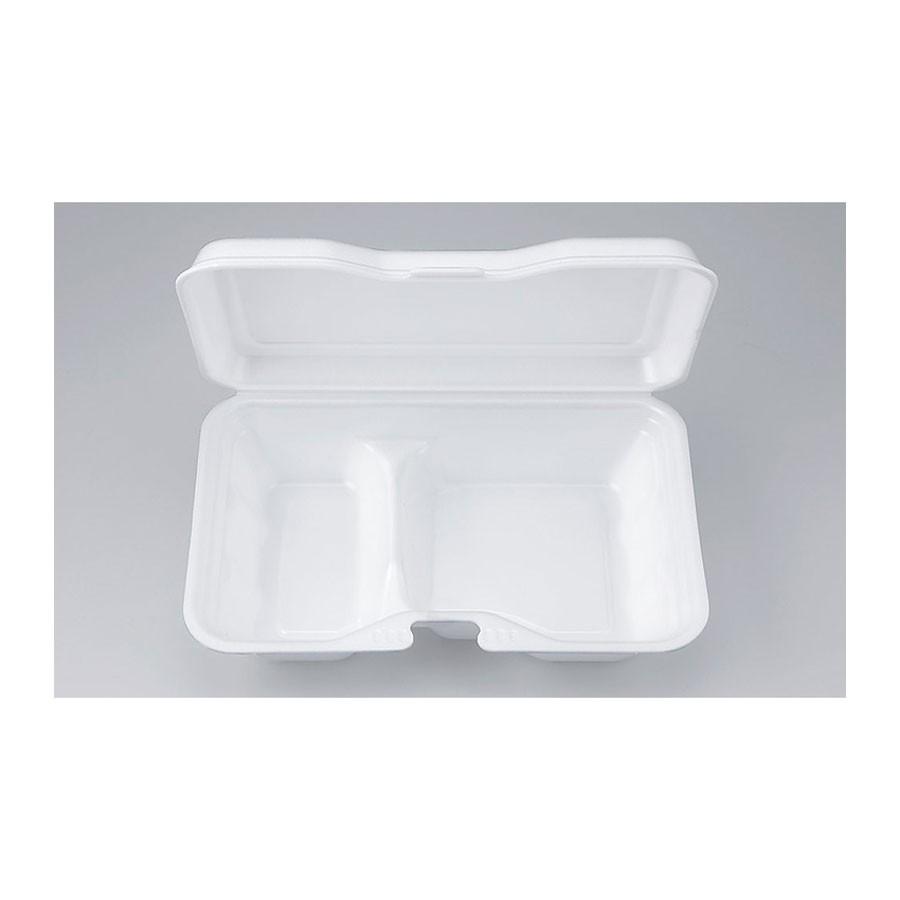 弁当容器・惣菜容器　200個　234x156x46mm ※電子レンジ不可 VK-612-2ムジ　※代引き不可商品