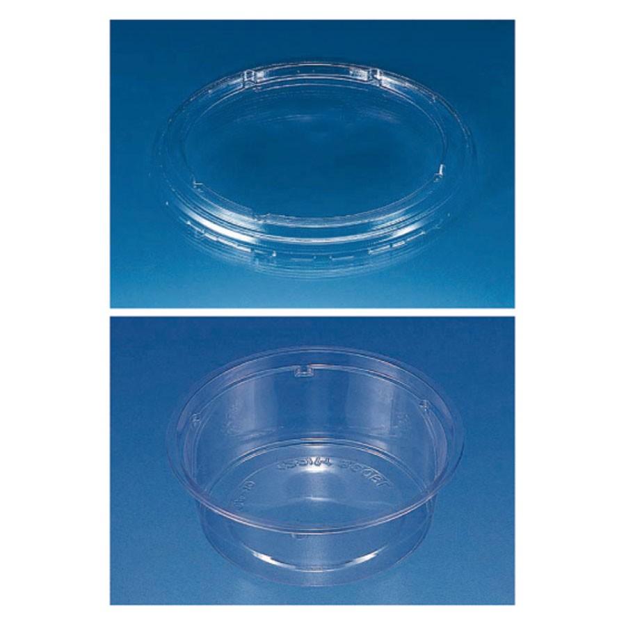 惣菜容器　本体+蓋1,500セット　φ129x44mm ※電子レンジ不可 バイオカップ 129φ320BL セット ※沖縄・離島 送料別途　※代引き不可商品