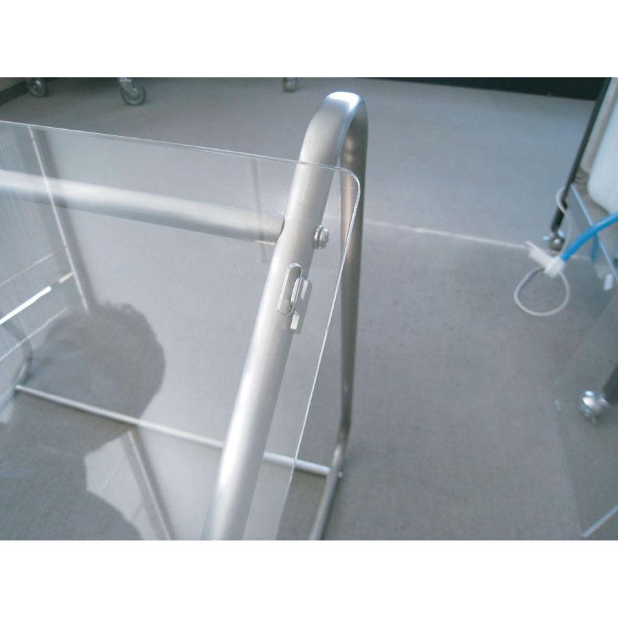 スニーズガード 片側一方 1550×500×700mm ※沖縄・離島 送料別途 TOD-02052615 YUKIWA(ユキワ)の画像