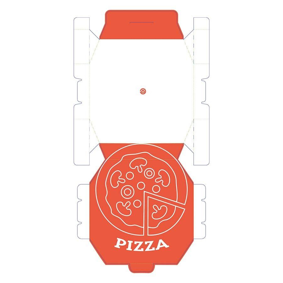 70枚入　ピザ型　八角形　クラフト【10インチピザボックス】 70枚入 ピザ型 八角形 クラフト【10インチピザボックス】 八角