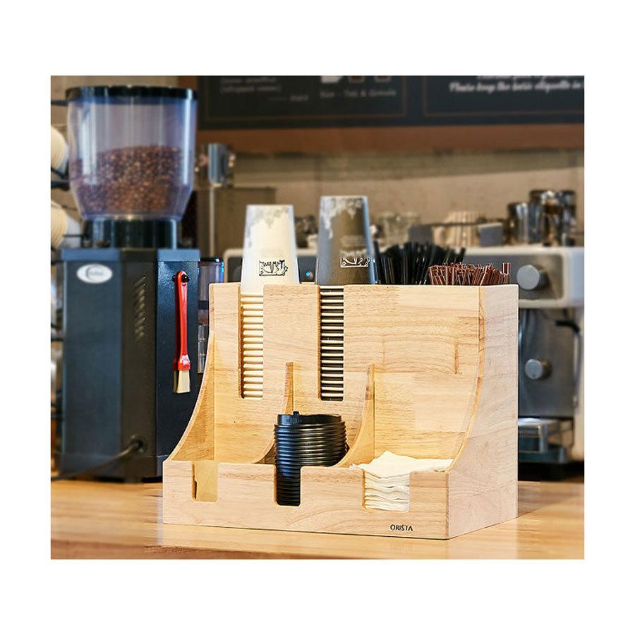 ウッドベローナ W-1200 W39.3×D24.8×H29.8cm ※沖縄・離島 送料別途 おしゃれカップディスペンサー カウンター上収納 カウンターラック ラック ウッドボックス_2