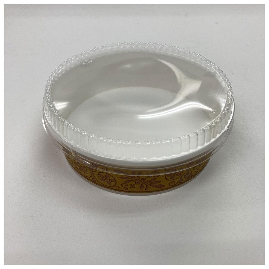 耐熱性紙容器 800個 383ml 133.9×40×119.1mm FC-380PET-EP オリジナルブラウン ※沖縄・離島 送料別途 【テイクアウト・業務用・使い捨て食品容器】の画像