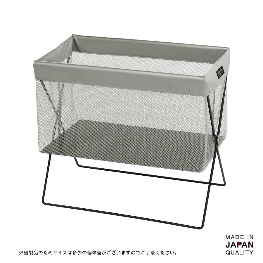 サイドワゴン・メッシュ Mサイズ グレー M-056 手荷物入れ