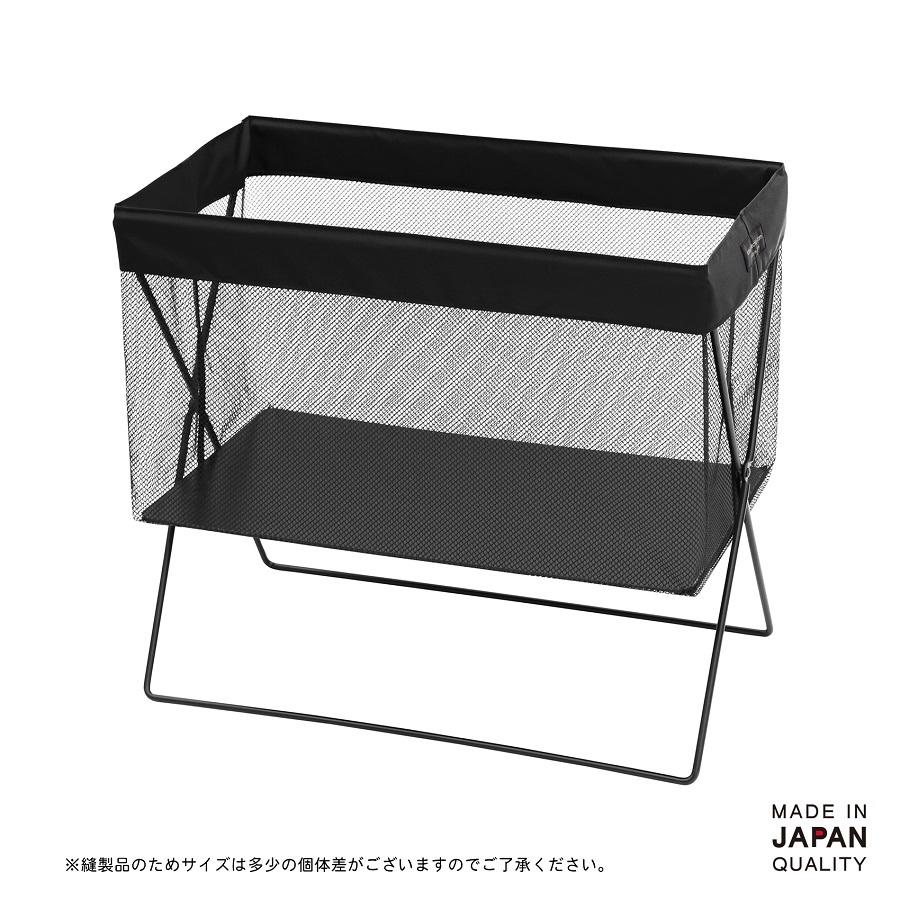 サキ 手荷物入れ セルフワゴン メッシュ×レザー調 ホワイト R-358 3点 サキ セルフワゴン 手荷物入れ R-358