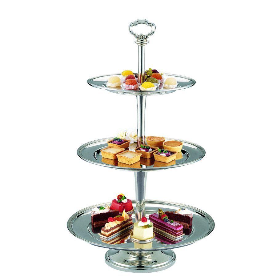 YUKIWAバロン 3段フルーツ\u0026ケーキスタンド BARON 3-TIERS FRUIT\u0026CAKE STAND 03210030 ※沖縄・離島 送料別途の画像