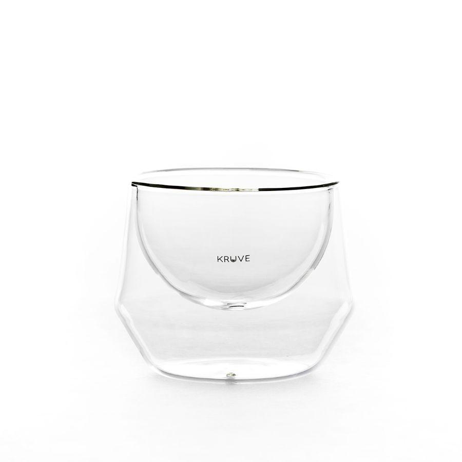 EQ断熱ガラス ダブルウォールグラス 150ml ラテグラス2個セット KRUVE(クルーヴ)IMAGINE Milk Glasses ※沖縄・離島 送料別途 KVQ1030-150の画像