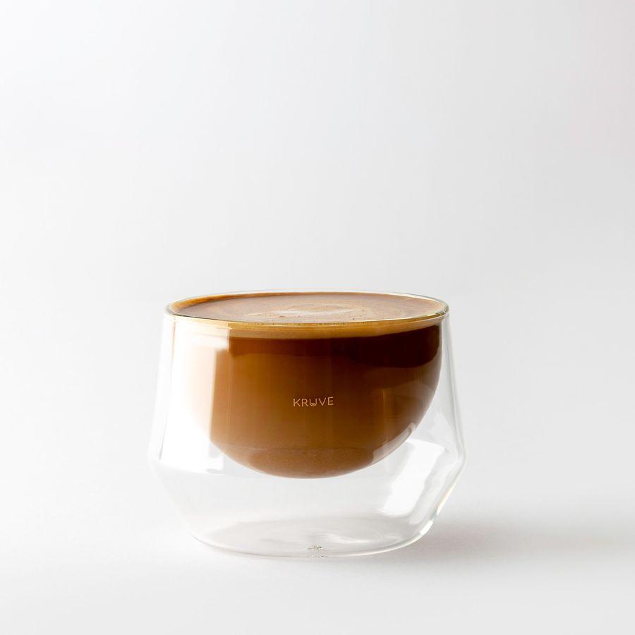 EQ断熱ガラス ダブルウォールグラス 150ml ラテグラス2個セット KRUVE(クルーヴ)IMAGINE Milk Glasses ※沖縄・離島 送料別途 KVQ1030-150の画像