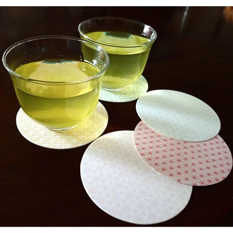 デザイン紙コースター 厚さ1mm/5,000枚 HANA/七宝 ※使い捨てコースター