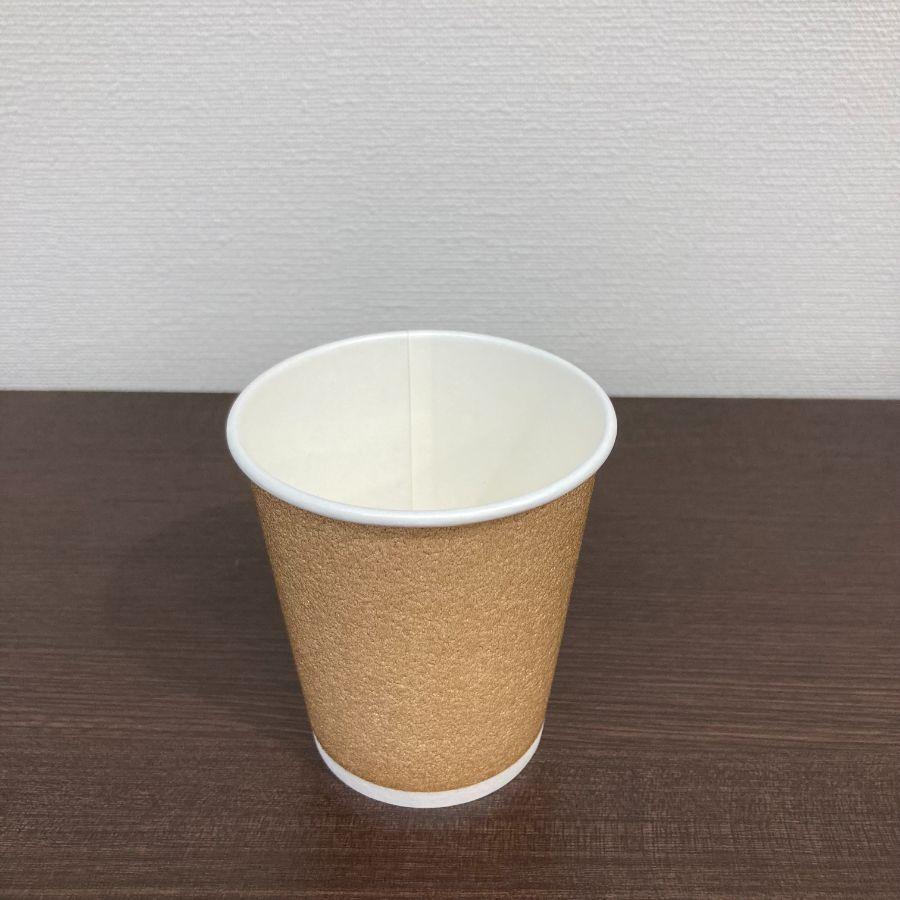 発泡断熱紙コップ 265ml(8オンス) 1,000個(※未晒風印刷) 8oz ASホット未晒風印刷 ※沖縄・離島 送料別途の画像